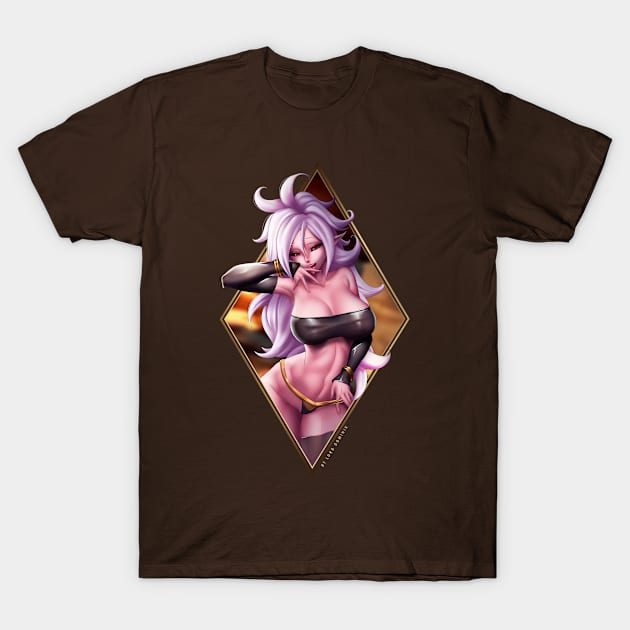 Android 21 Dragon Ball T-Shirt by DDxDD